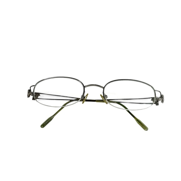 Versace half rim Medusa wire rim prescription glasses - Picture 4 of 8